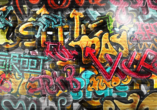 Fotomurales de vinilos grafiti urbano